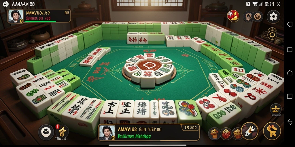 Menampilkan gameplay seru dan tantangan Mahjong di AMAVI88.