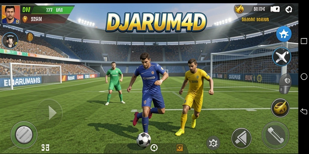 Tampilan dinamis permainan olahraga di DJARUM4D.