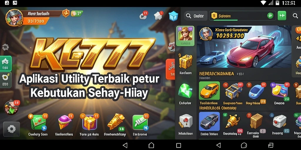 Tampilan antarmuka LK777 yang intuitif dan mudah digunakan.