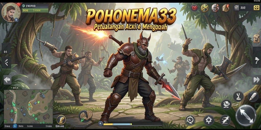 Tangkapan layar dari gameplay menampilkan aksi seru dalam <strong>POHONEMAS33</strong>.