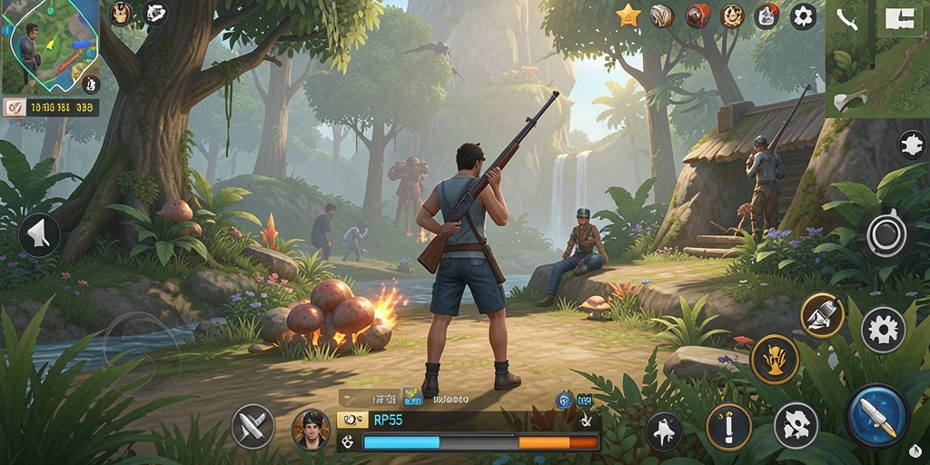 Tampilan gameplay simulasi yang menarik dan interaktif.