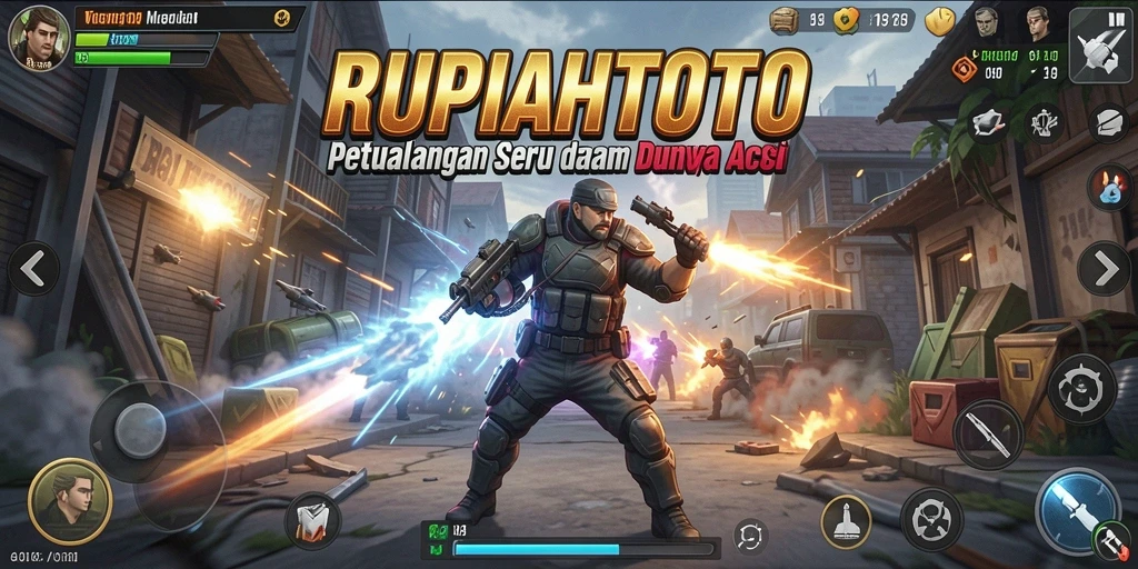 Tangkapan layar gameplay RUPIAHTOTO yang menunjukkan pertarungan yang epik dan mendebarkan.
