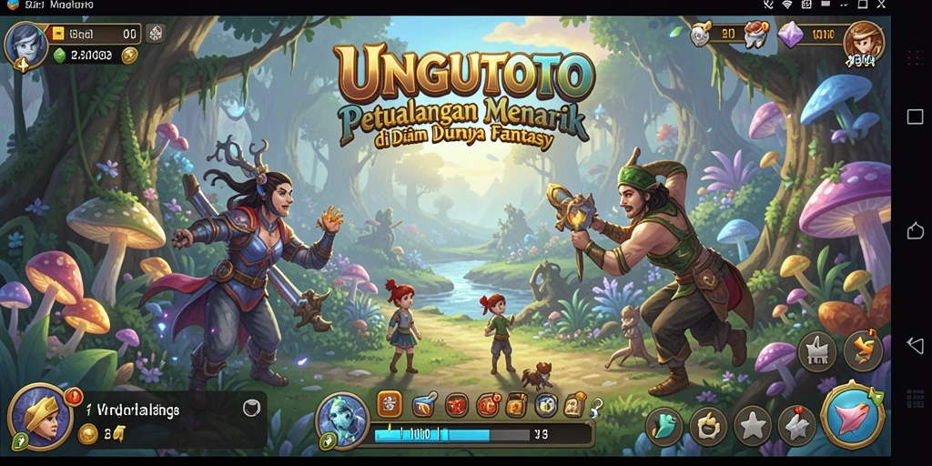 Tampilan gameplay <strong>UNGUTOTO</strong> yang mendebarkan di dunia petualangan.